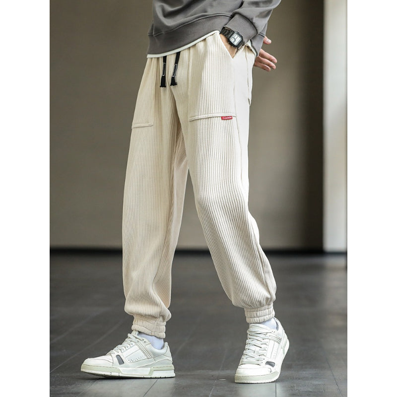 Men's Corduroy Loose Casual Baggy Joggers Pants-Legletic