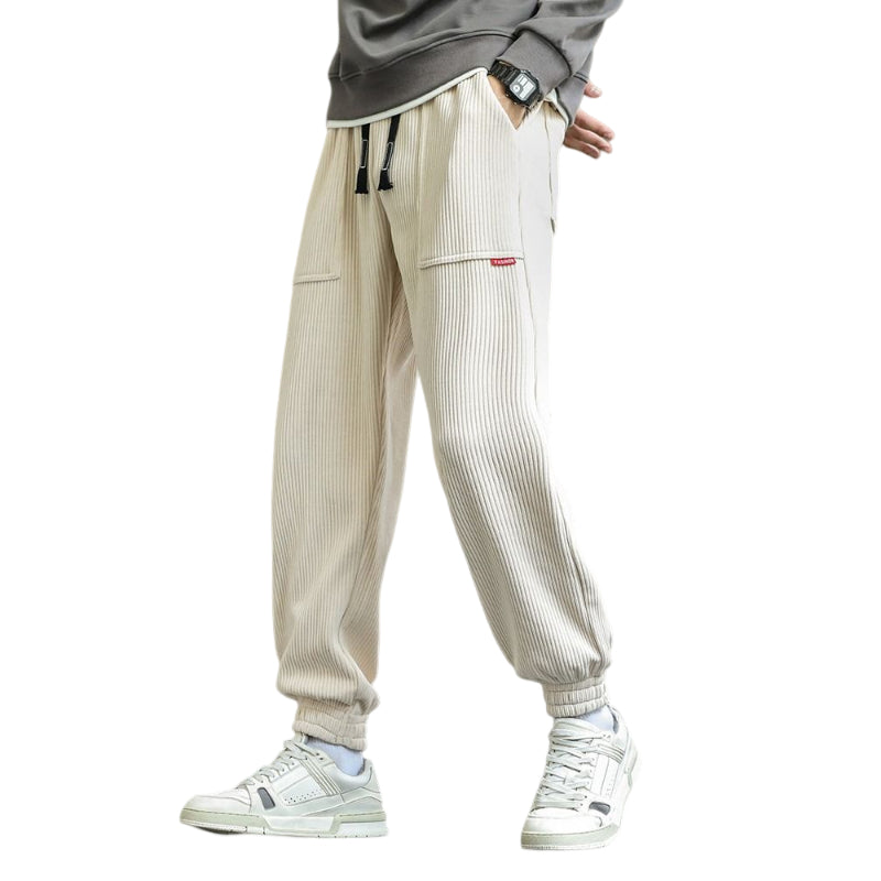Men's Corduroy Loose Casual Baggy Joggers Pants-Legletic