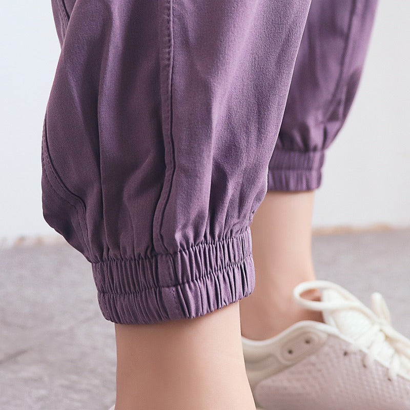 Women's Yoga Training Pants With Drawstrings-Legletic