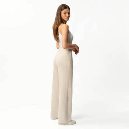 Solid Colored Straight Pants-Legletic