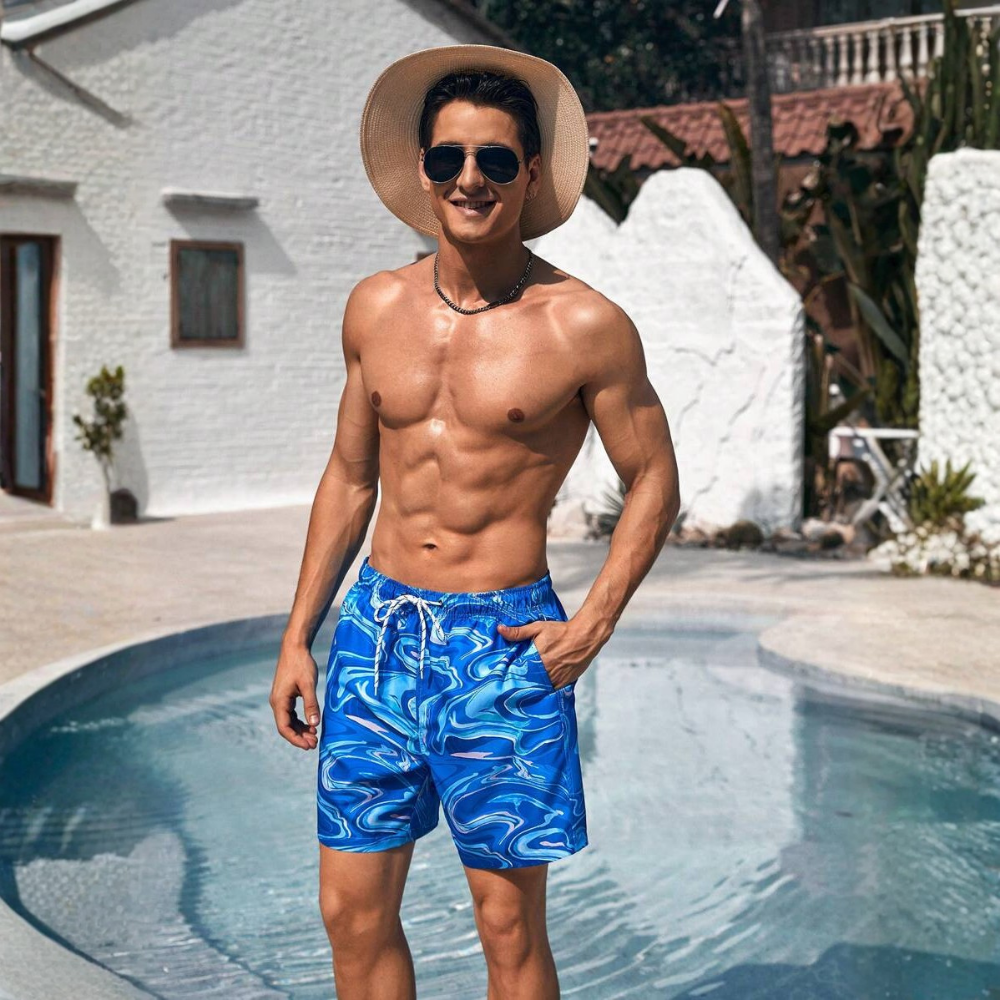 Printed Beachwear Vacation Matching Outfit Set