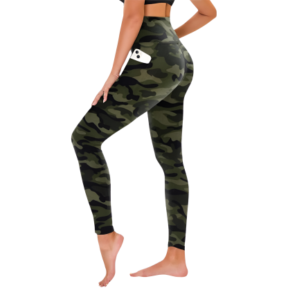 Stretchy Workout Leggings For Women With Pockets