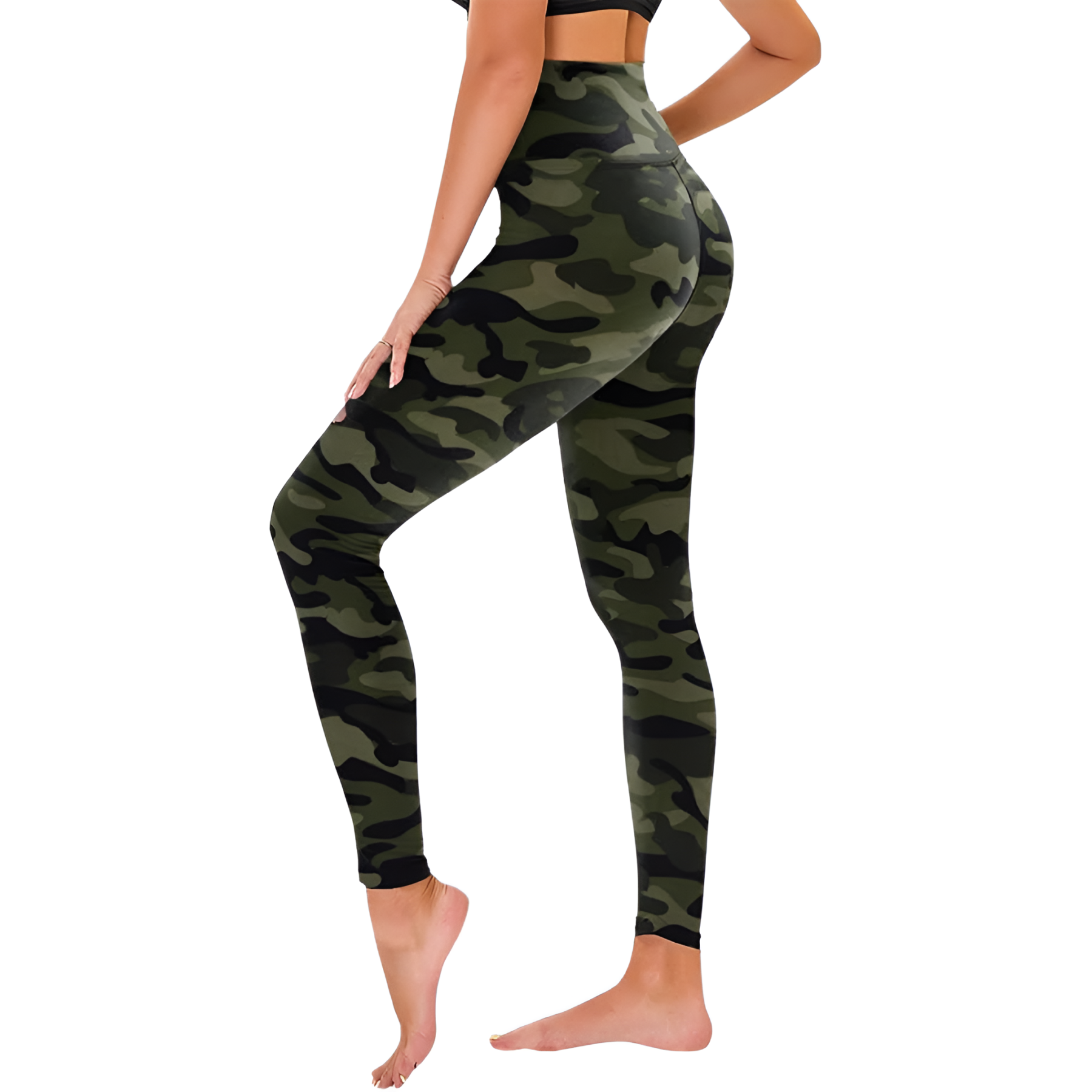 Stretchy Workout Leggings For Women With Pockets