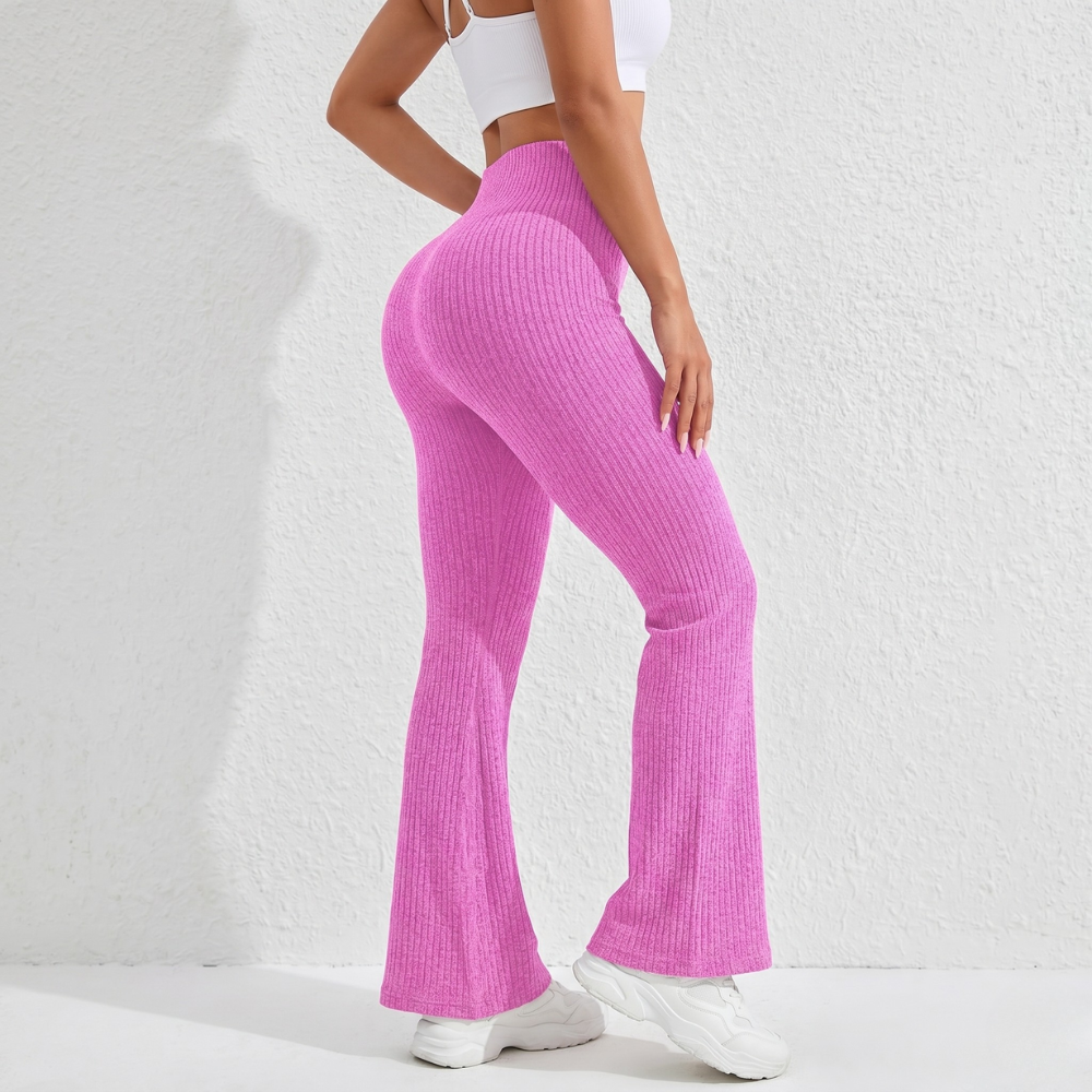 Women's Solid High Waist Sports Leggings,