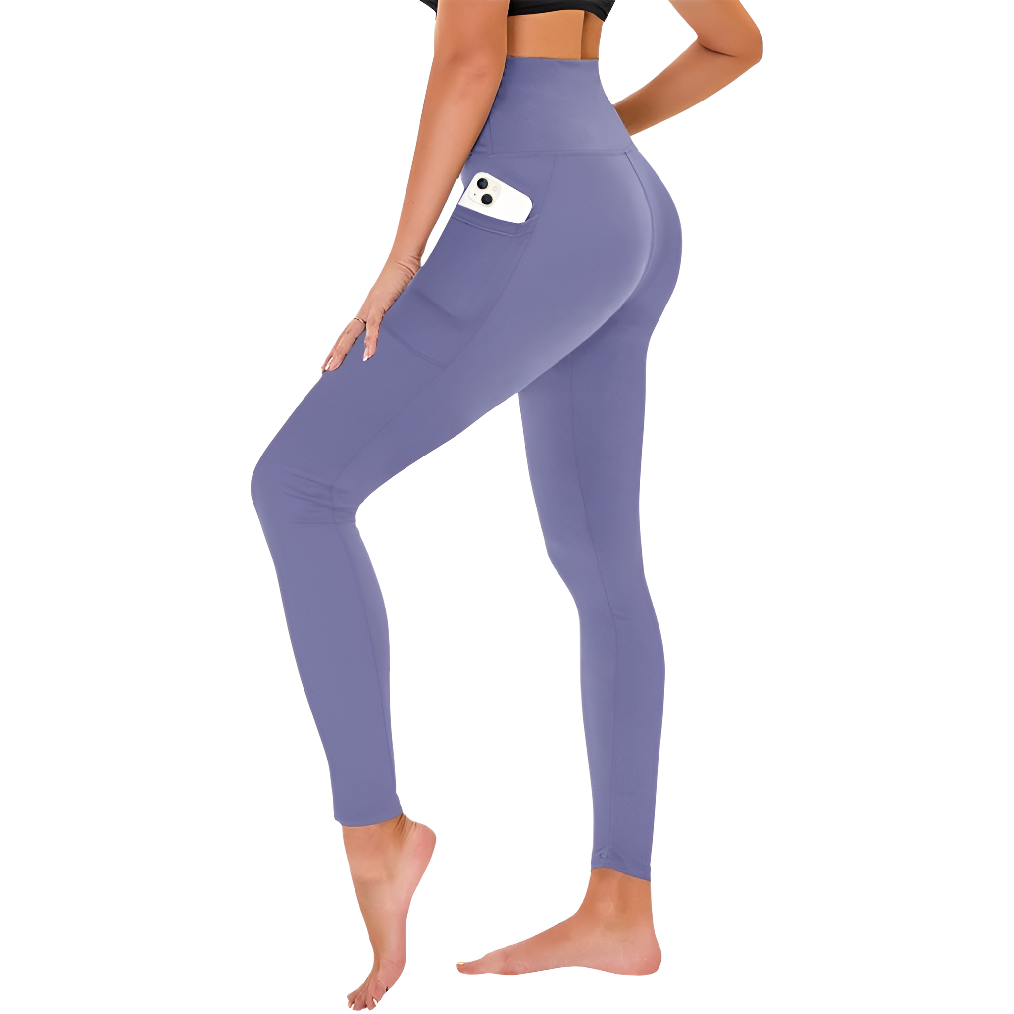 Stretchy Workout Leggings For Women With Pockets