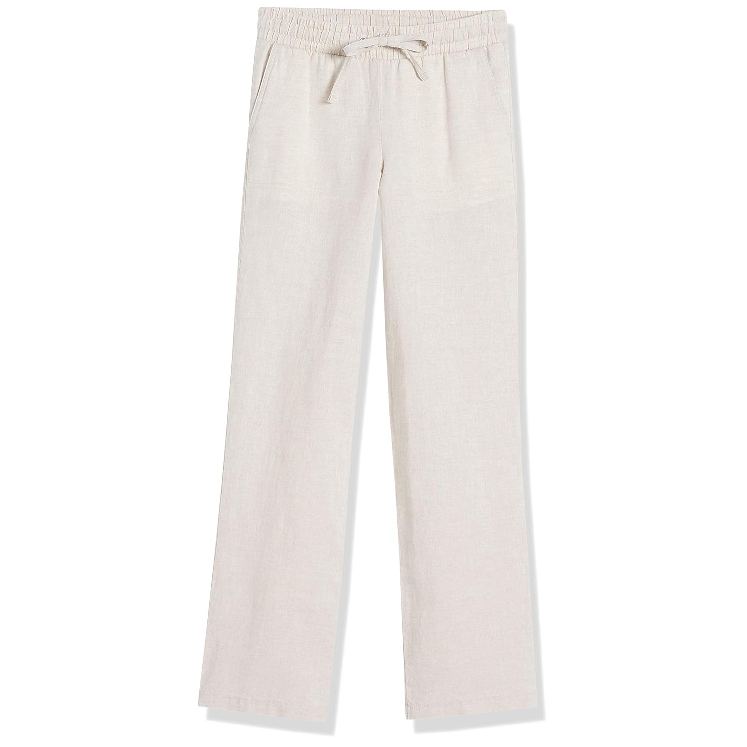 Casual Loose Fit Wide Length Pants With Drawstring For Women