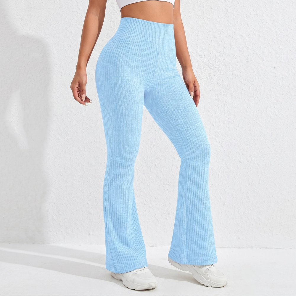 Women's Solid High Waist Sports Leggings,