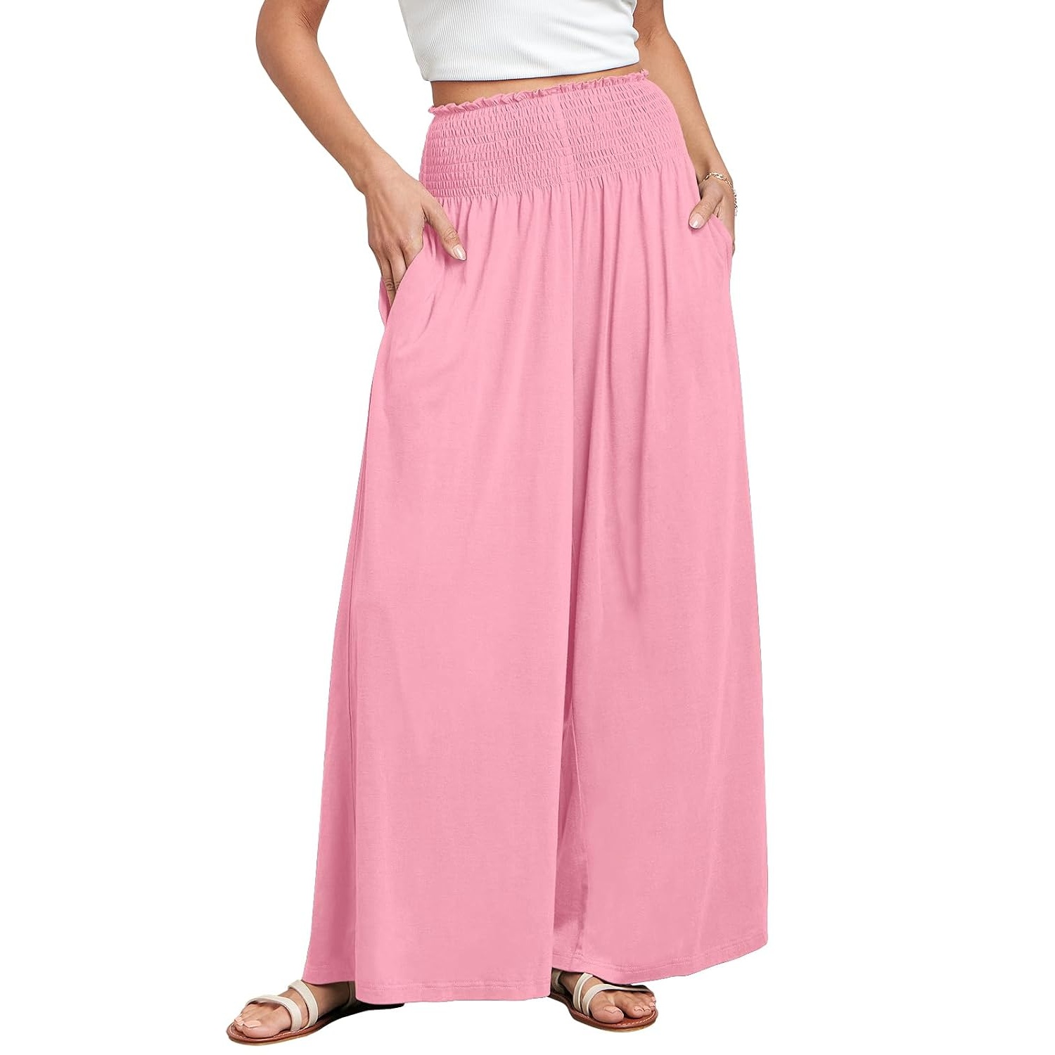 Casual Wide Loose Boho Summer Pants For Women