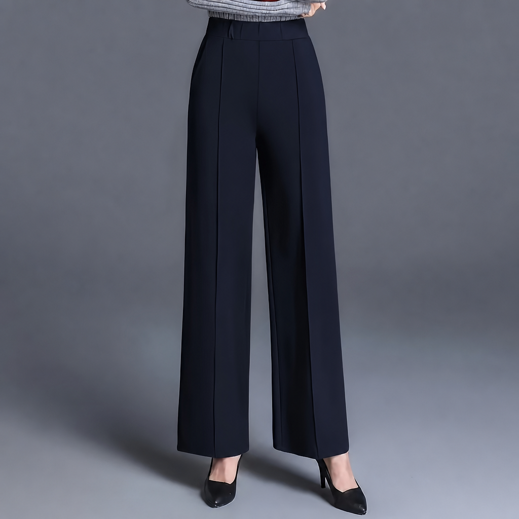 High Slant Pants With Pocket For Women