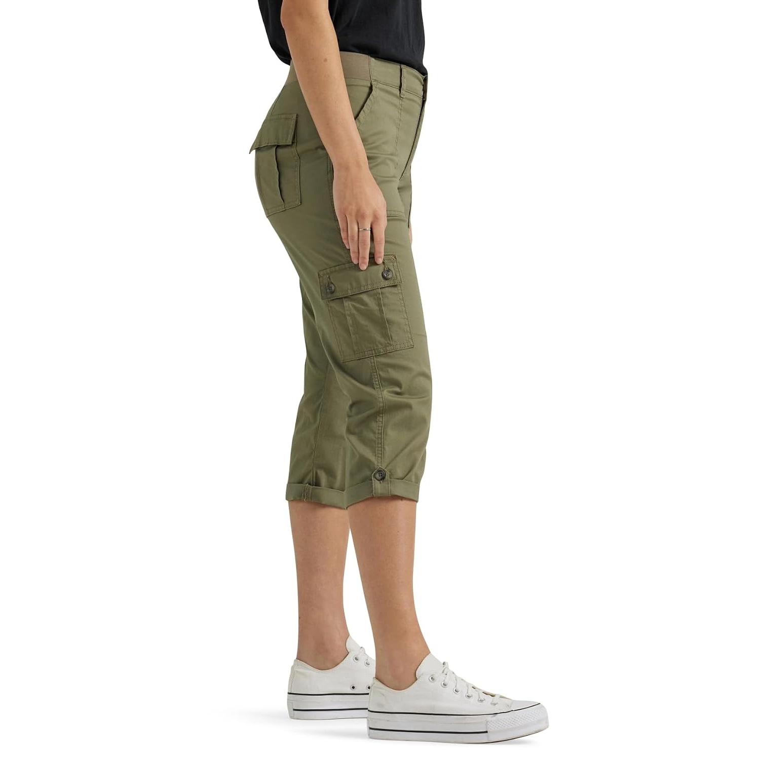 Comfy Cargo Capri Pants For Women