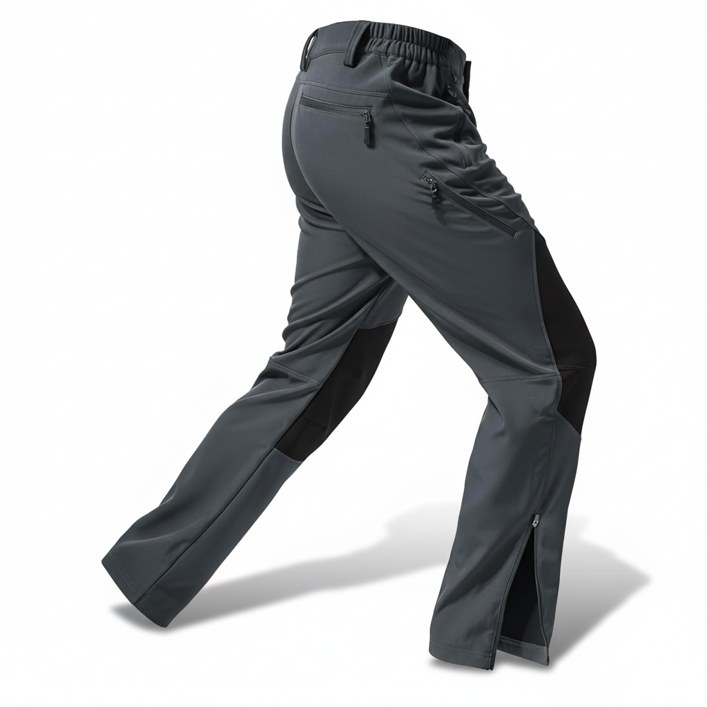 Men Fleece Lined Waterproof Snow Pants