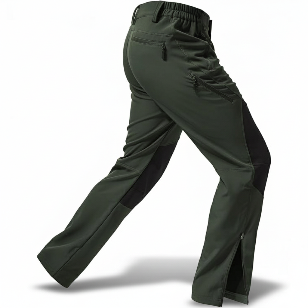 Men Fleece Lined Waterproof Snow Pants