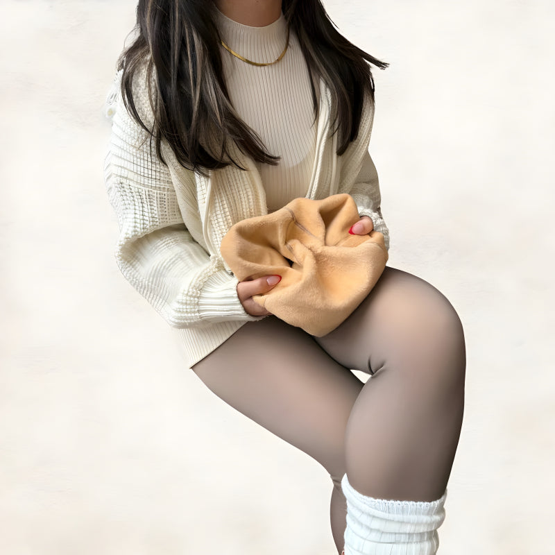 Ultra Soft Thermal Fleece Lined Tights-Legletic