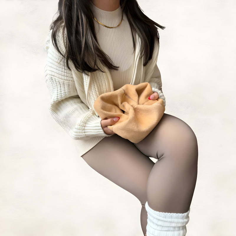 Ultra Soft Thermal Fleece Lined Tights-Legletic