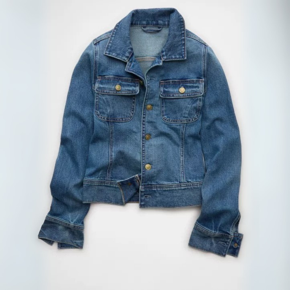 Cinched Denim Jacket