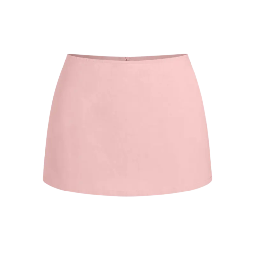Low Rise Split Mini Skirt For Daily Casual Wear