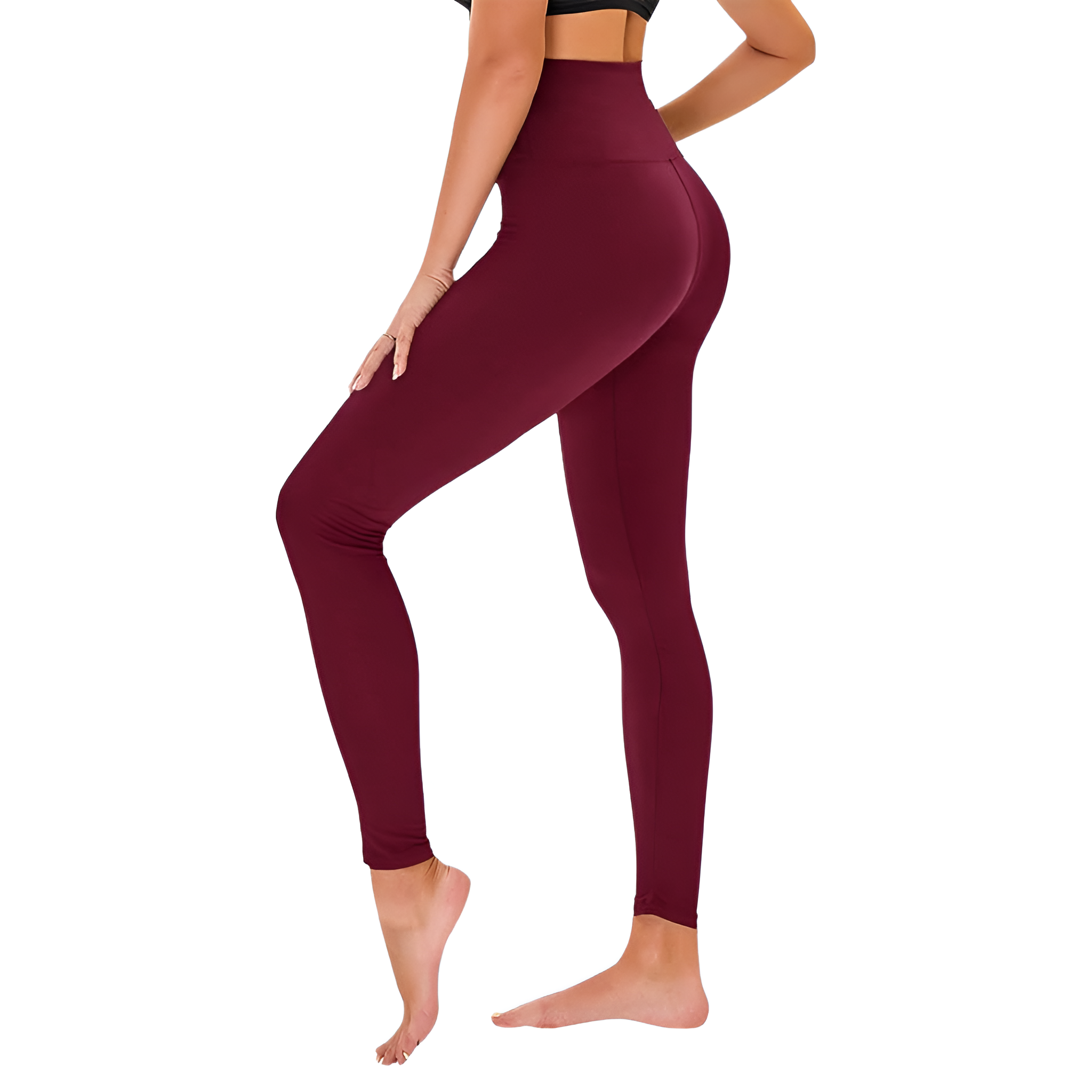 Stretchy Workout Leggings For Women With Pockets