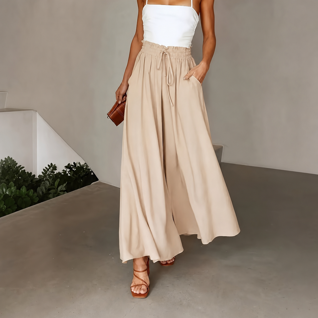 Wide Loose Spring Summer Fashion High Pants For Women