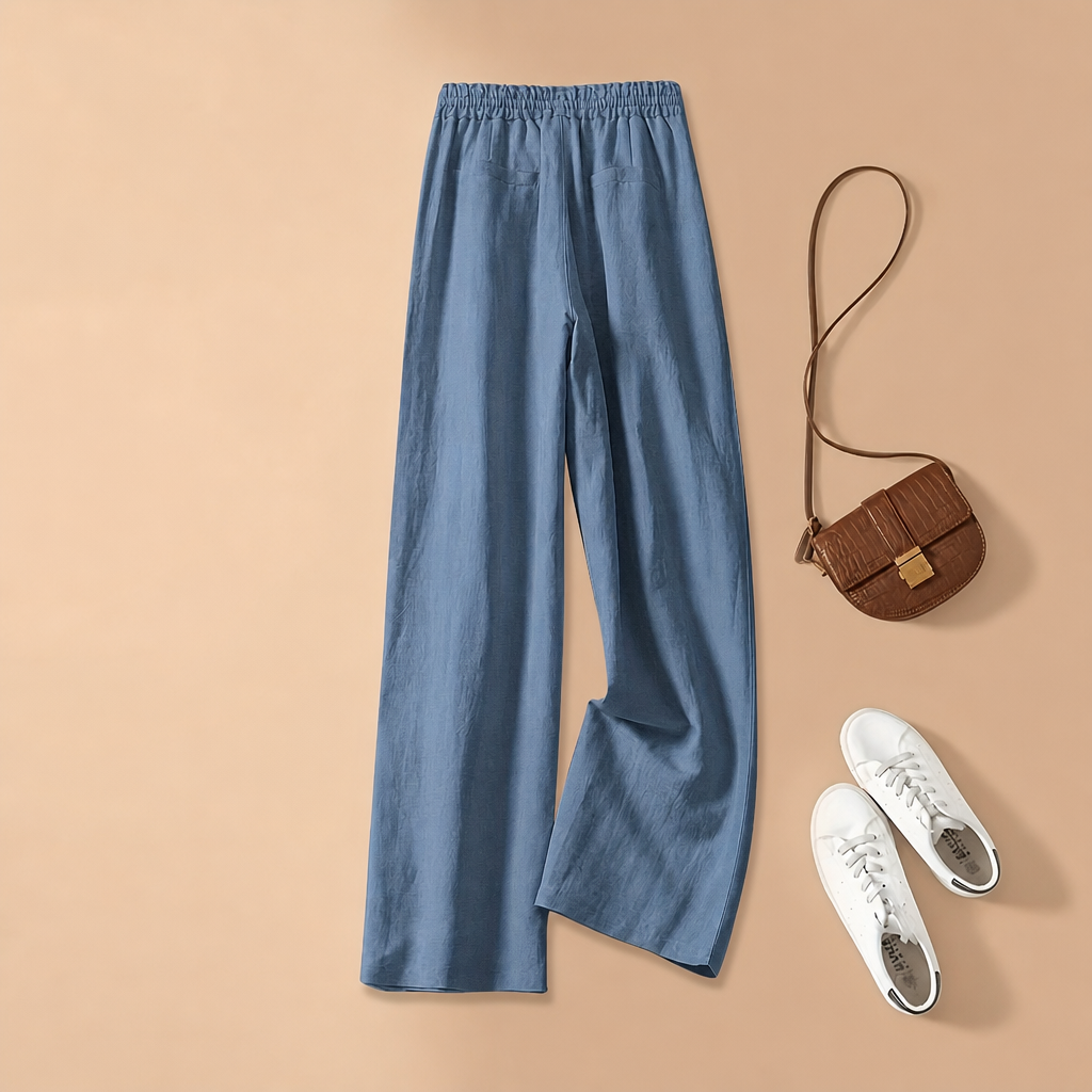 Versatile Artistic Pants With Drawstring For Women