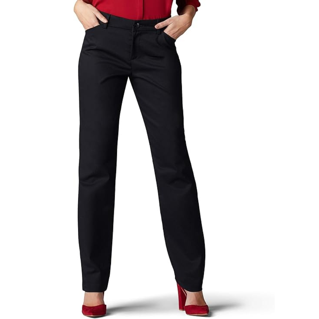 Stretch Twill Chino Fit Pants For Women