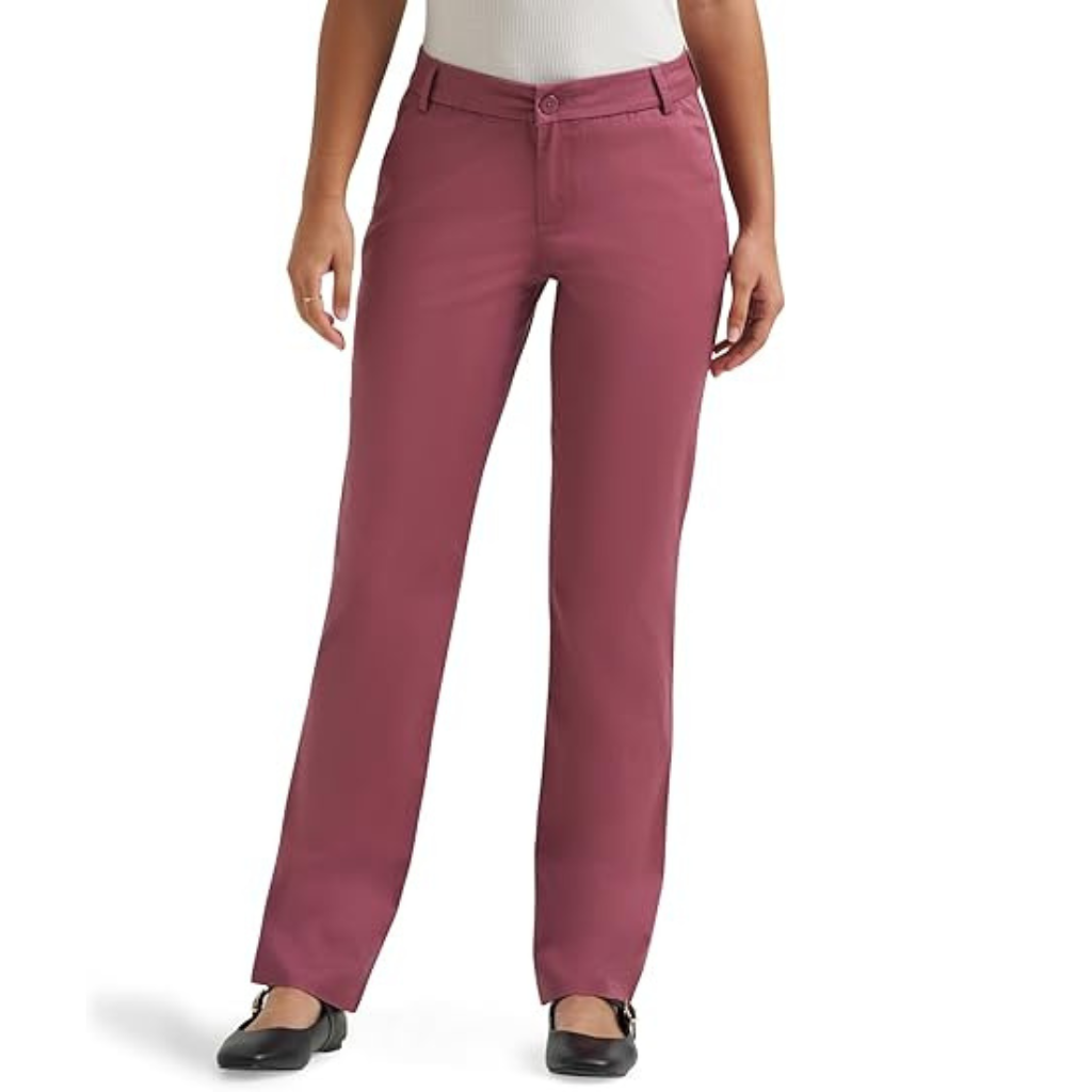 Stretch Twill Chino Fit Pants For Women