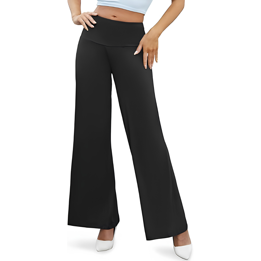 Casual Wide Flowy Loose Fit Pants For Women