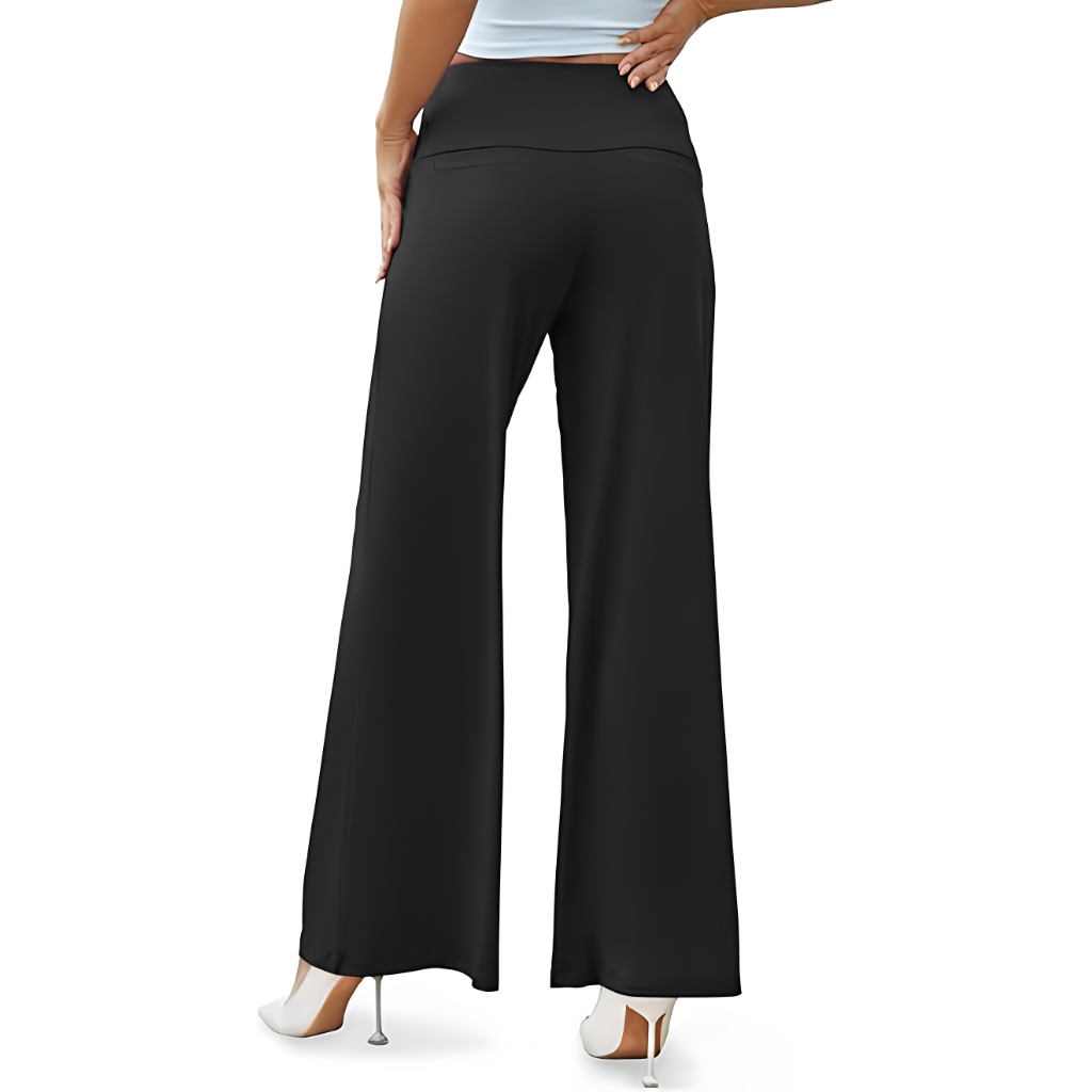 Casual Wide Flowy Loose Fit Pants For Women