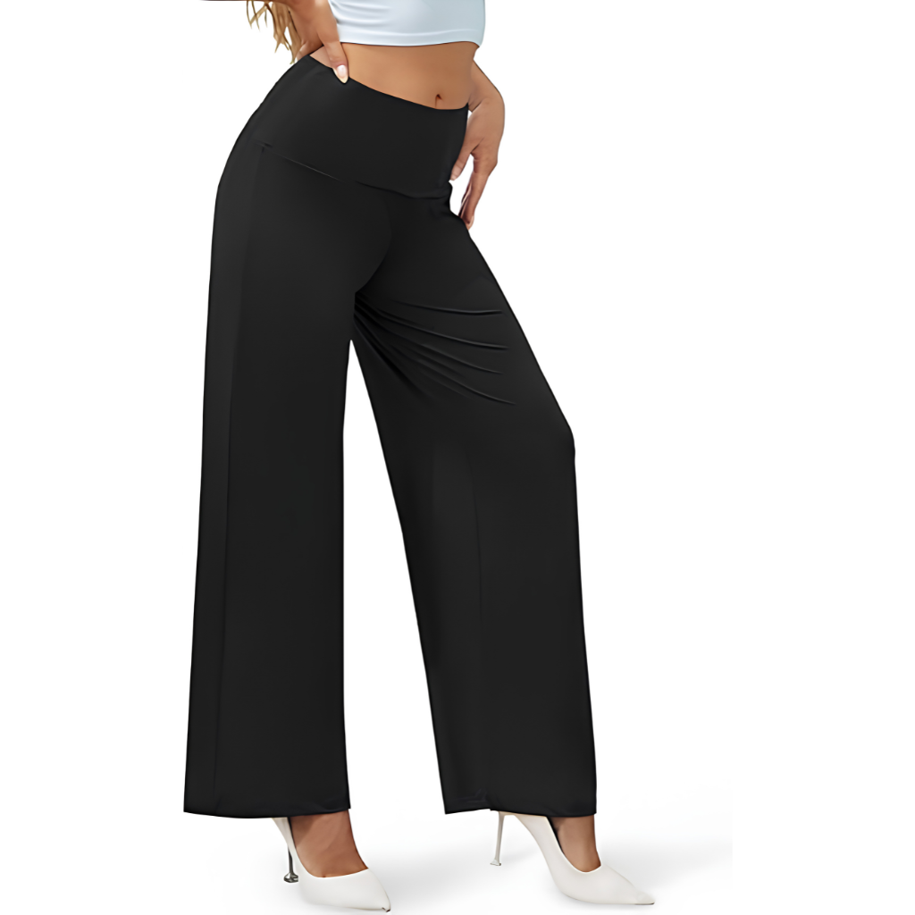 Casual Wide Flowy Loose Fit Pants For Women