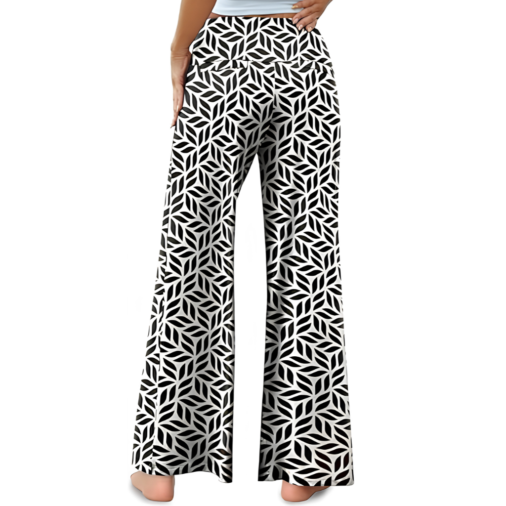 Casual Wide Flowy Loose Fit Pants For Women