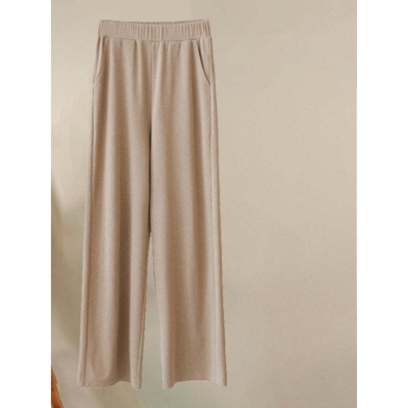 Women's Silk Ankle Length Summer Pants-Legletic