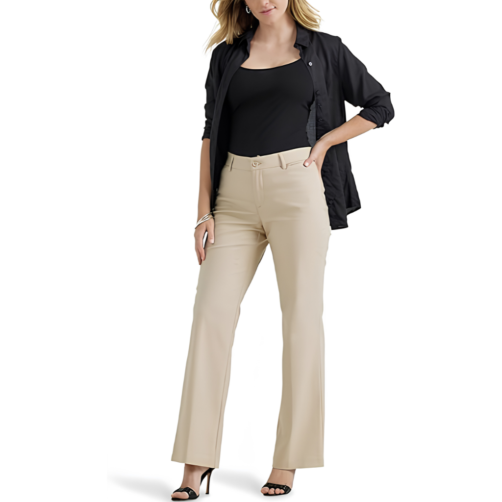 Comfort Fit Everyday Office Wear Casual Trouser Pants For Women