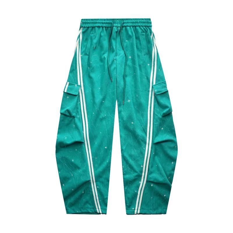 Wide Cargo Joggers With Drawstring And Pockets For Women