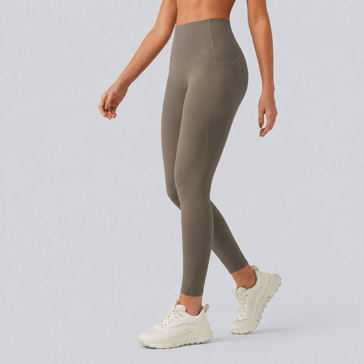 Casual Shaping Training Leggings With Pockets For Women