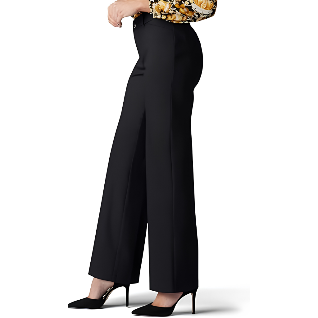 Comfort Fit Everyday Office Wear Casual Trouser Pants For Women