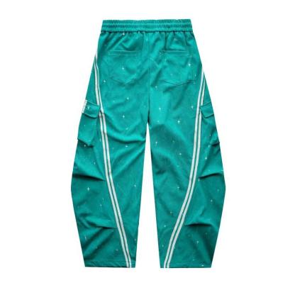 Wide Cargo Joggers With Drawstring And Pockets For Women