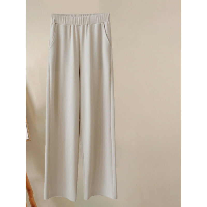 Women's Silk Ankle Length Summer Pants-Legletic