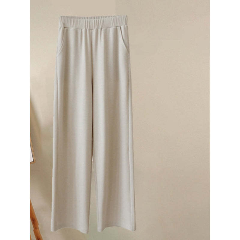 Women's Silk Ankle Length Summer Pants-Legletic