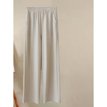 Women's Silk Ankle Length Summer Pants-Legletic