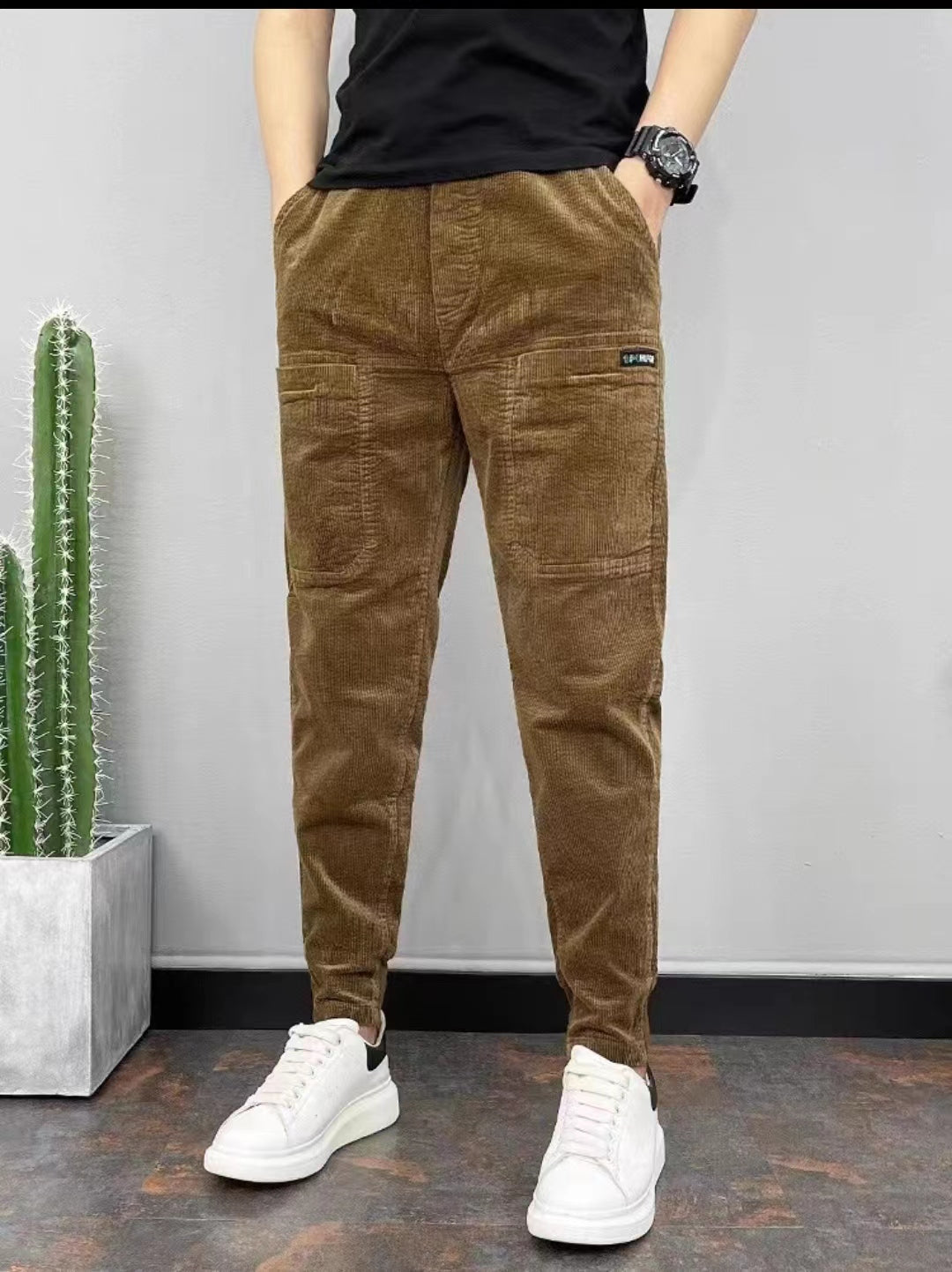 Men's High Stretch Multi-pocket Skinny Cargo Pants-Legletic