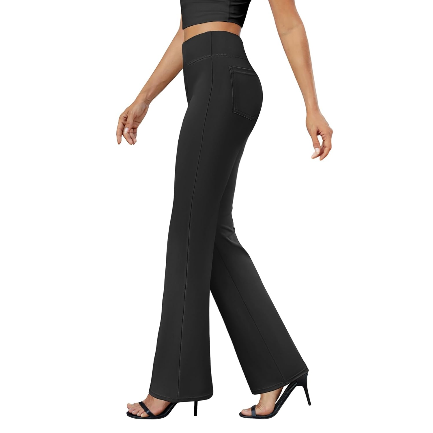 Casual Bootcut Stretchy Pants Dress Gown For Women