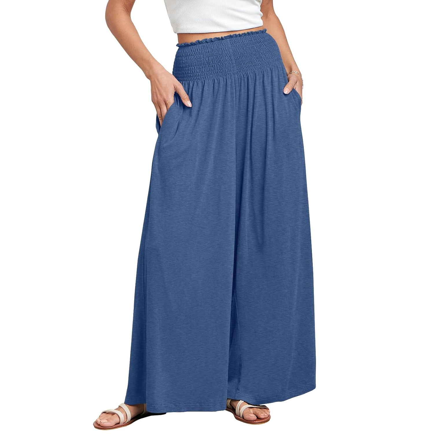 Casual Wide Loose Boho Summer Pants For Women