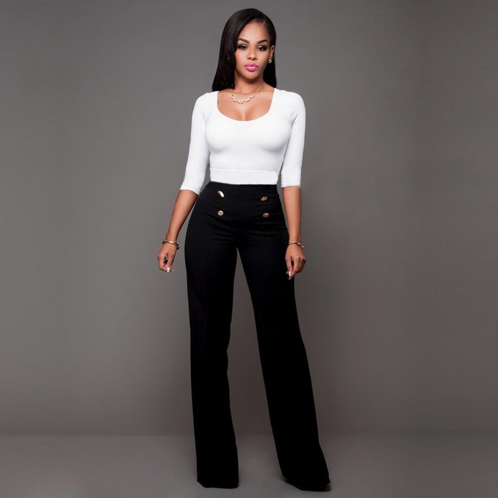 Classic Casual High Waist Stylish Long Pants-Legletic