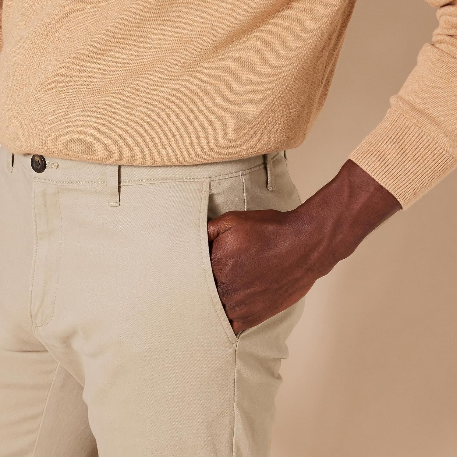 Classic Fit Casual Stretch Chino Pants
