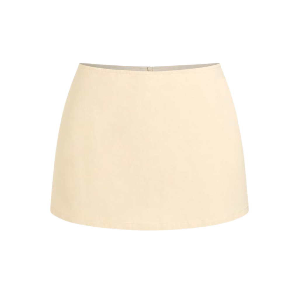 Low Rise Split Mini Skirt For Daily Casual Wear