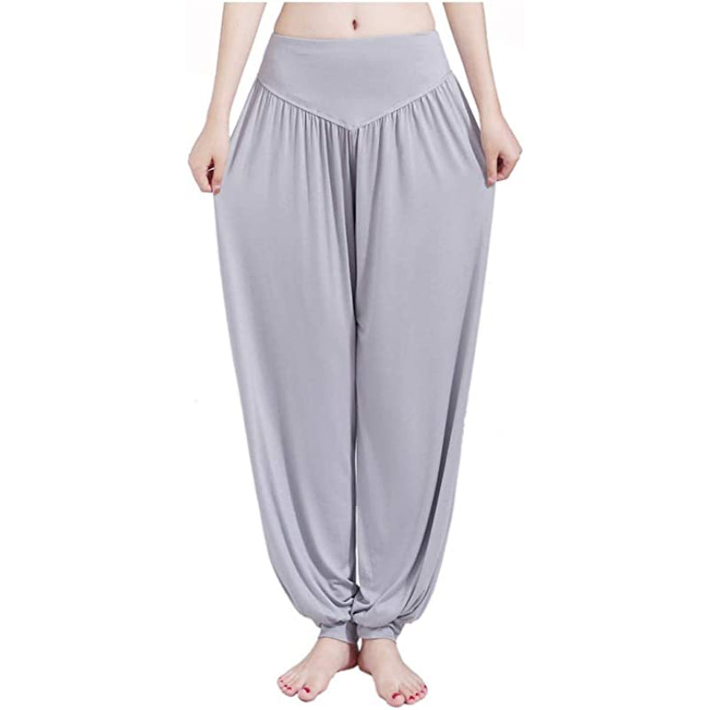 Women's Harem Yoga Pants Baggy Loose Pajama Lounge Pants Wide Leg Trousers-Legletic