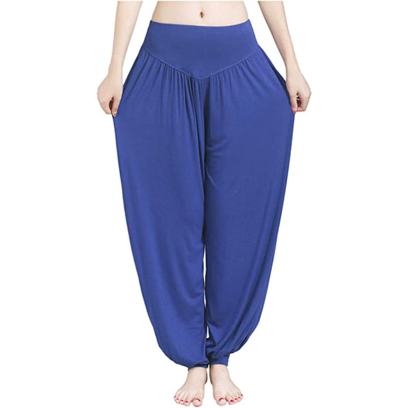 Women Yoga Pants Baggy Loose Pajama Lounge Pants Wide Leg Trousers-Legletic