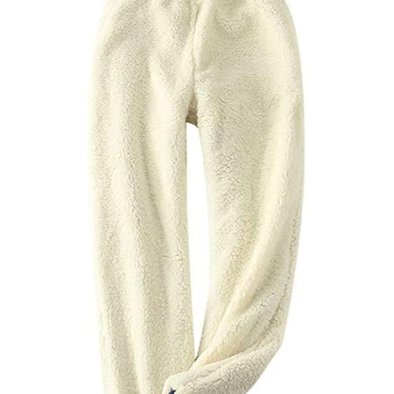 Women's Winter Fleece Sweatpants Running Active Thermal Sherpa Lined Jogger Pants With Candy Colors-Legletic