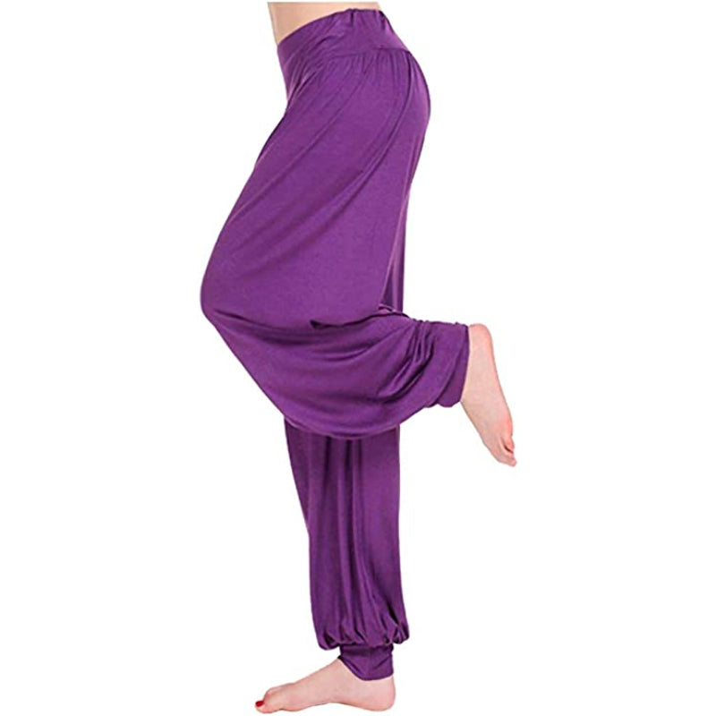Women Yoga Pants Baggy Loose Pajama Lounge Pants Wide Leg Trousers-Legletic