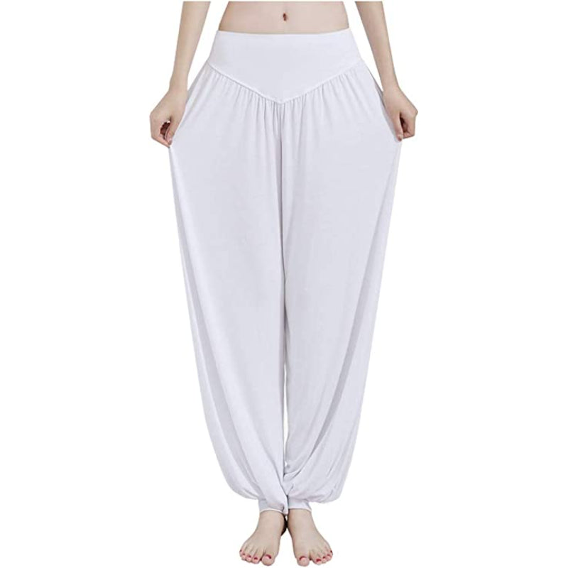 Women Yoga Pants Baggy Loose Pajama Lounge Pants Wide Leg Trousers-Legletic