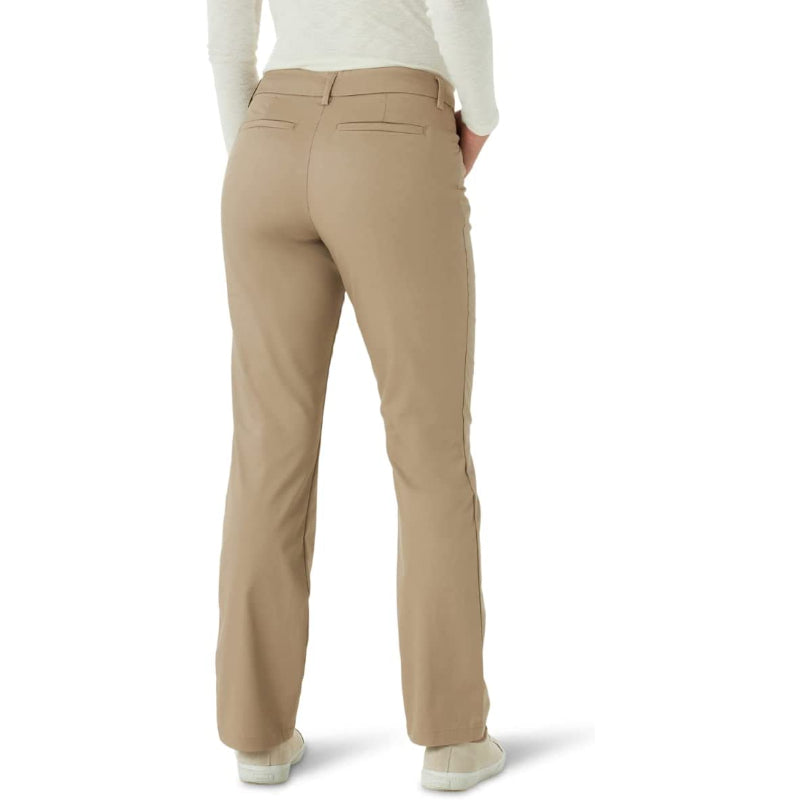 Women's Wrinkle-Free Relaxed Fit Straight Leg Pant-Legletic